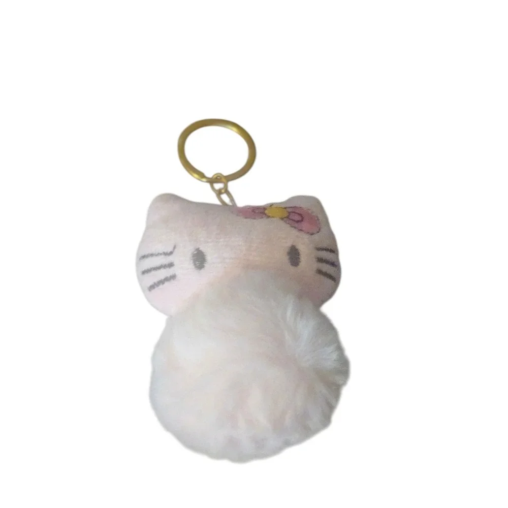 Hello Kitty Pom Pom Keychain Kawaii‎ Cute Accessory
